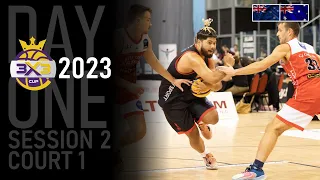 RE-LIVE | FIBA 3x3 NEW ZEALAND’S PREMIER TOURNAMENT 2023 | Day 1 - Session 2 | Court 1