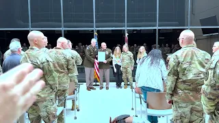 SGM Johnny Thompson Promotion Ceremony