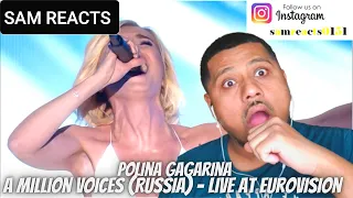 британцы реагируют на Polina Gagarina - A Million Voices (Russia) - LIVE at Eurovision 2015: