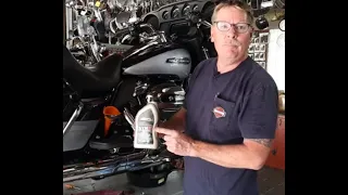 Changing your primary and transmission fluid on a Harley-Davidson motorcycle