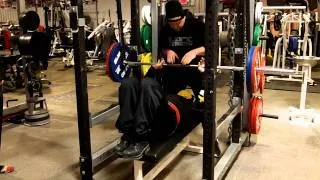 Elitefts.com - Close Grip reverse Band Skittle Press 1-08-12 #4