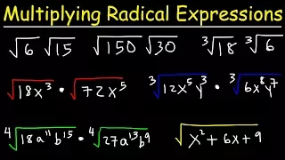 Multiplying Radical Expressions With Variables and Exponents