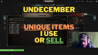 Undecember | Act 11 Unique Items I Use or Sell