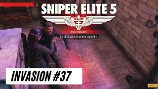 Sniper Elite 5 - Axis Invasion 37th Win - Mission 3 Spy Academy in 4k