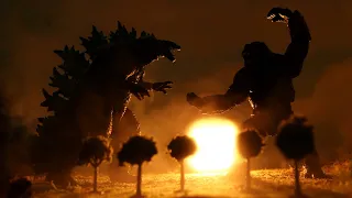 Godzilla Vs. Kong: The Great Titan War | S.H. MonsterArts Stop Motion