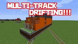 Multi-track drifting in Minecraft!!! [Deja Vu meme][Create mod]