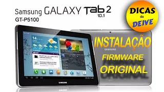 HOW TO INSTALL ORIGINAL FIRMWARE AND CORRECT SYSTEM ERRORS TABLET P5100 3G AND OTHERS