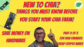 New to Chia, Know this before you start Chia farming