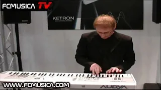 Robert Messier at MusikMesse Frankurt Germany on Ketron Audya