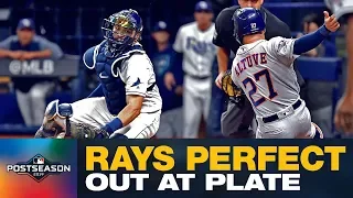 Rays' Willy Adames completes AMAZING relay to get Astros' José Altuve out at home