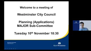 Recording of the planning (major applications) sub-committee meeting from 10 November 2020