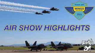 "Wings Over Solano" 2024 Air Show Highlights Travis AFB (Check Description For More Info)