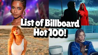 List of Billboard Hot 100 top ten singles that peaked in 2023!