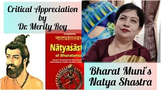 Bharat Muni's "Natya Shastra" (Rasa & Bhava Theory) || Explanation by Dr. Merily Roy