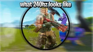 What 240hz Looks Like