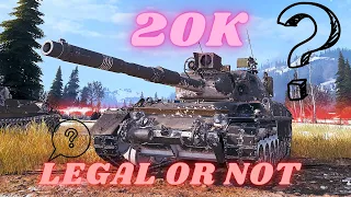 Leopard 1 ( legal or not ? )  20K Damage 11 Kills   World of Tanks Replays