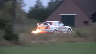 HellendoornRally 2022 - Flames,Drifts! Jos Verstappen, S1 Quattro, Delta, CSL, STI, Alpine A110,GR..