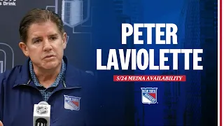 NYR vs FLA: Peter Laviolette Pregame Media Availability | May 24, 2024