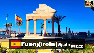 Fuengirola town, walk around tour in june 2022 | Málaga, costa del sol,spain [4k]