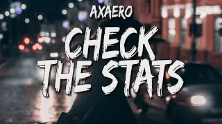 axaero - check the stats (Lyrics)