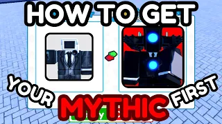 How to get YOUR FIRST MYTHIC for FREE in Toilet Tower Defense!
