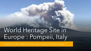 World Heritage Site in Europe : Pompeii, Italy