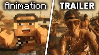 Comparison Minecraft Animation & GTA VI Trailer