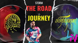 Which Bowling Ball HOOKS More?! Storm The Road vs Storm Journey!