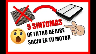 🥇 5 Síntomas Para SABER SI EL FILTRO DE AIRE YA NO SIRVE 😱 (Fallas Comunes) GUÍA