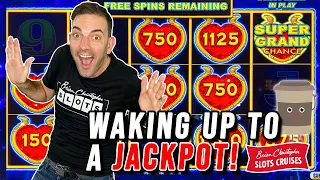 ☕ Waking up to a SUPER GRAND CHANCE JACKPOT! 🚢 BCSlots Cruise