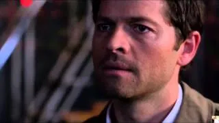 Supernatural 9x22 Dean&Castiel (His true weakness is revealed. He's in love)