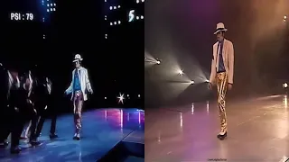 Michael Jackson Smooth Criminal Manila 1996 vs Basel 1997