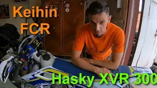 Установка Keihin FCR на китайский мотоцикл Hasky XVR 300