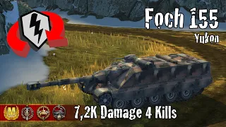 AMX 50 Foch (155)  |  7,2K Damage 4 Kills  |  WoT Blitz Replays