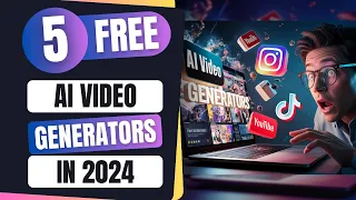 Top 5 FREE AI Video Generator Tools For Creating YouTube Videos, Shorts, Reels, & TikToks In 2024