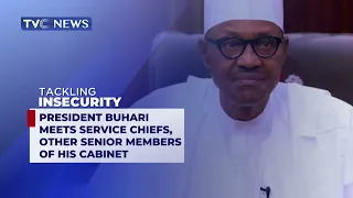 President Buhari Meets Service Chiefs, Other Senior Members of His Cabinet