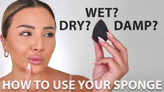 HOW TO USE A BEAUTY BLENDER SPONGE FOR BEGINNERS | NINA UBHI