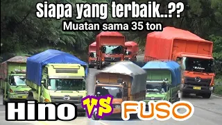 Mana yang lebih unggul di tanjakan Hino apa Fuso ?? Siapa yang terbaik?