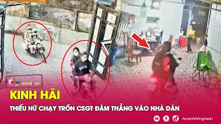 Chạy trốn cảnh sát giao thông, 2 thiếu nữ vít ga đâm thẳng vào nhà dân | Kể chuyện vụ án|Nghệ An TV