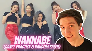 DANCER REACTS TO ITZY "WANNABE" Dance Practice & Random Speed Ver.