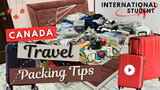 Easy Packing for Canada 🇨🇦 | upcoming intake 2024 | What to Pack for Canada? | Explained LIVE |