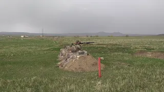 Стрельба из РПГ-7В инертным тандемным боеприпасом(Shooting from RPG-7B with inert tandem ammunition)