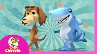 🦈 EL TIBURÓN y CHOCOLO 🐶 | CANCIONES INFANTILES | MÚSICA PARA JUGAR ♫