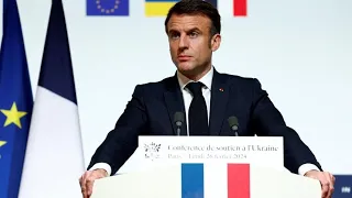 Guerre en Ukraine : Emmanuel Macron appelle les alliés de l'Ukraine à un "sursaut"