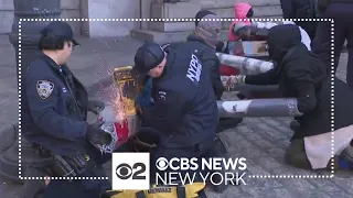 Pro-Palestinian demonstrators taken into custody after blocking NYC bridges & tunnel