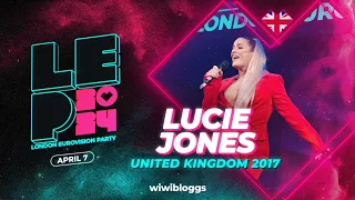 🇬🇧 Lucie Jones "Never Give Up On You" (United Kingdom 2017) - LIVE @ London Eurovision Party 2024