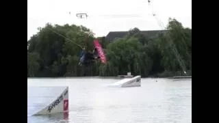 Cable Wakeboard | Crow Mobe off kicker (Callum Graham)