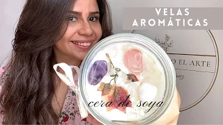 Como hacer tus propias Velas Aromáticas de lavanda con cera de soya