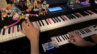 【2台ピアノ？】初音ミクさんと千本桜で遊んでみた【ピアノ+VOCALOID Keyboard】