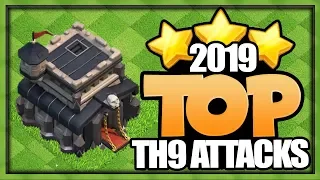 Best Town Hall 9 Attack Strategies Countdown | 3 Star TH 9 in 2019 | Clash of Clans